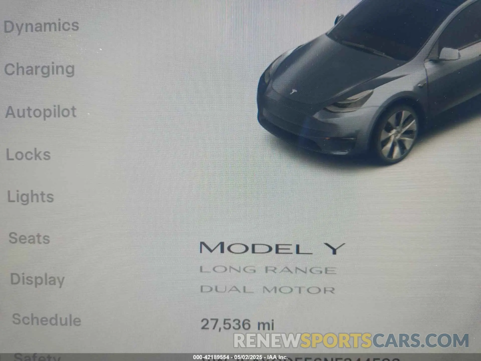 15 fotografías del automóvil dañado 7SAYGDEE6NF344583 TESLA MODEL Y 2022
