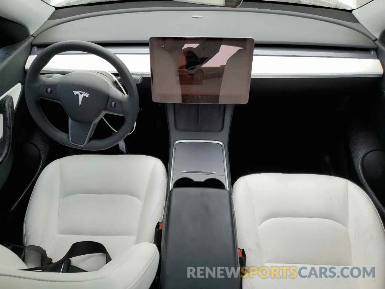 8 fotografías del automóvil dañado 7SAYGDEE6NF358063 TESLA MODEL Y 2022
