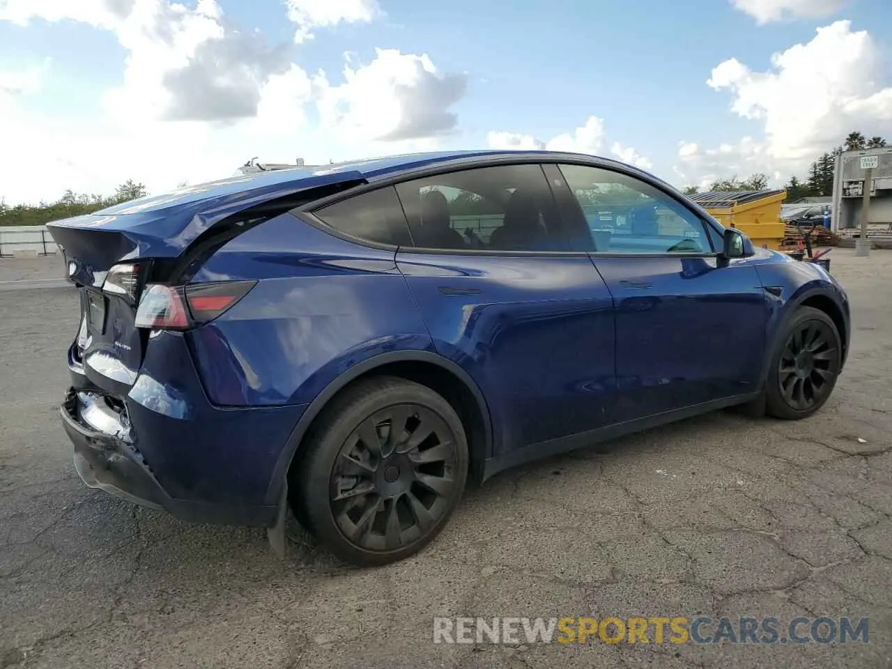 3 fotografías del automóvil dañado 7SAYGDEE6NF386736 TESLA MODEL Y 2022