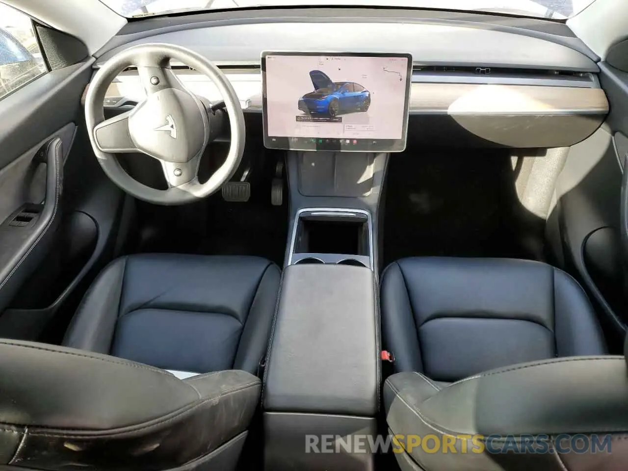 8 fotografías del automóvil dañado 7SAYGDEE6NF386736 TESLA MODEL Y 2022