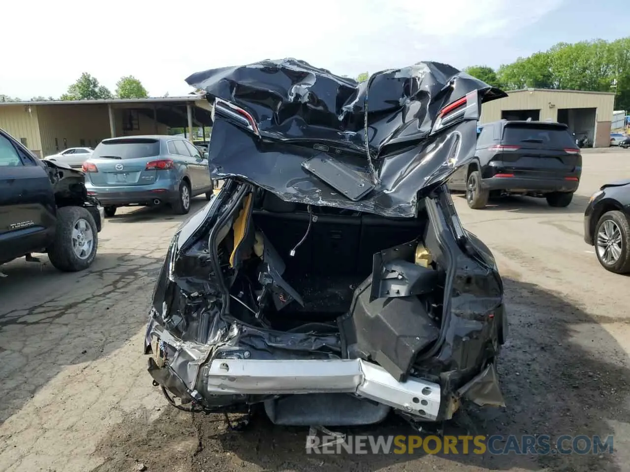 6 fotografías del automóvil dañado 7SAYGDEE6NF386753 TESLA MODEL Y 2022