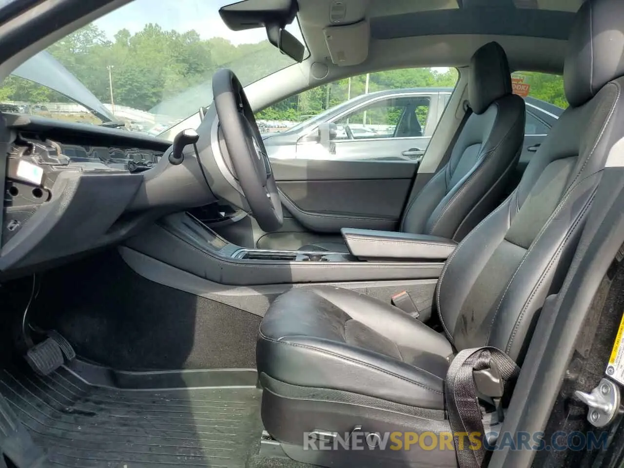 7 fotografías del automóvil dañado 7SAYGDEE6NF386753 TESLA MODEL Y 2022