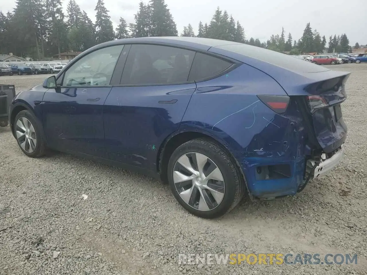 2 fotografías del automóvil dañado 7SAYGDEE6NF429651 TESLA MODEL Y 2022