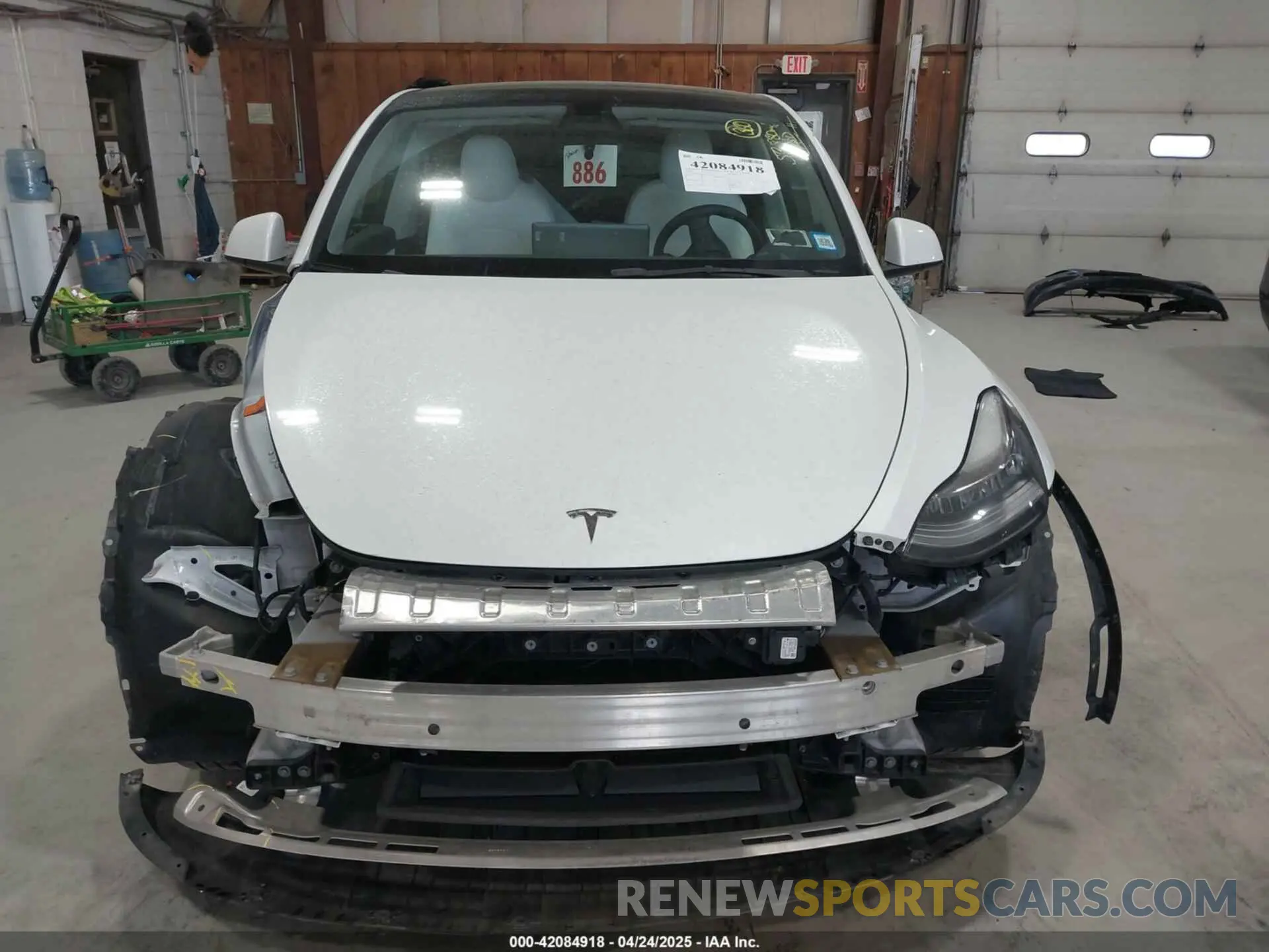 12 fotografías del automóvil dañado 7SAYGDEE6NF445753 TESLA MODEL Y 2022