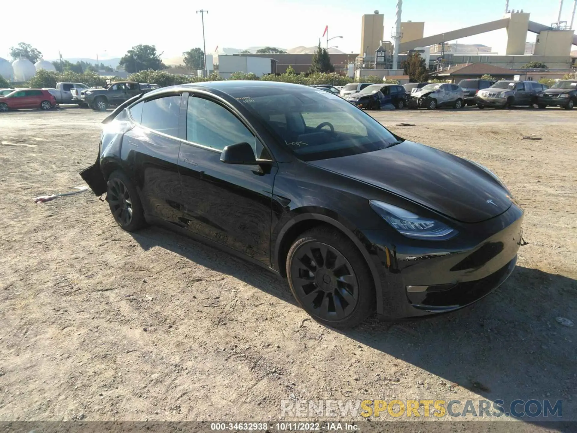 1 fotografías del automóvil dañado 7SAYGDEE6NF450757 TESLA MODEL Y 2022