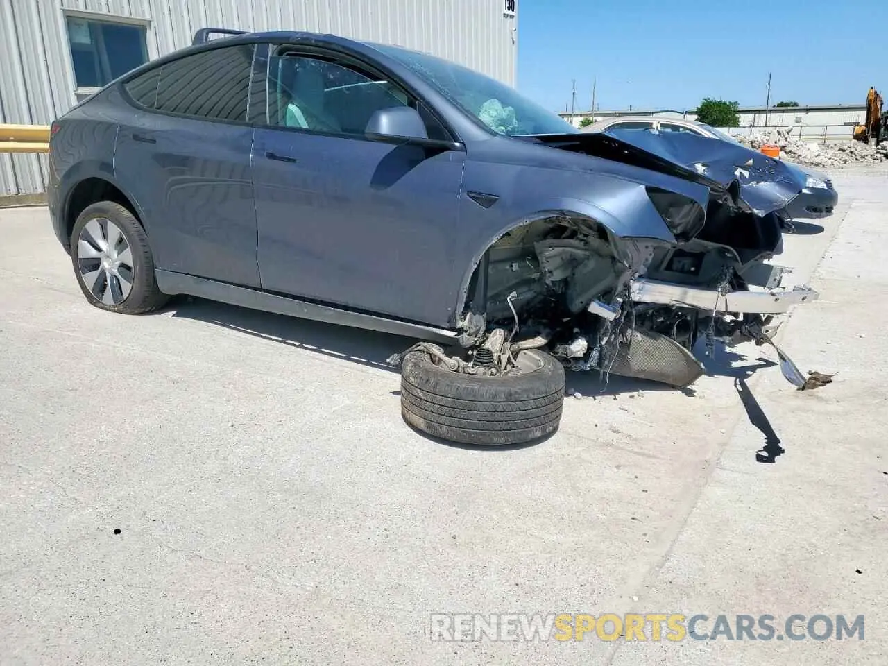 4 fotografías del automóvil dañado 7SAYGDEE6NF465873 TESLA MODEL Y 2022