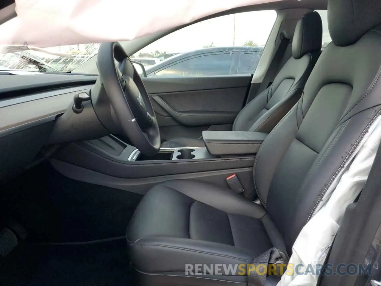 7 fotografías del automóvil dañado 7SAYGDEE6NF480499 TESLA MODEL Y 2022