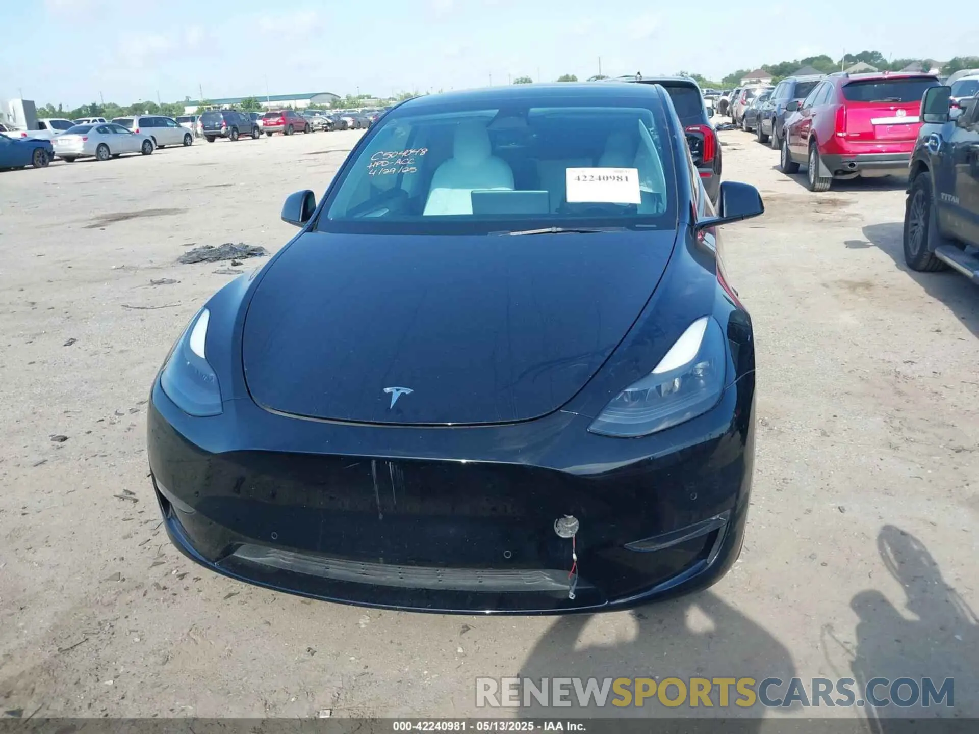 12 fotografías del automóvil dañado 7SAYGDEE6NF515462 TESLA MODEL Y 2022