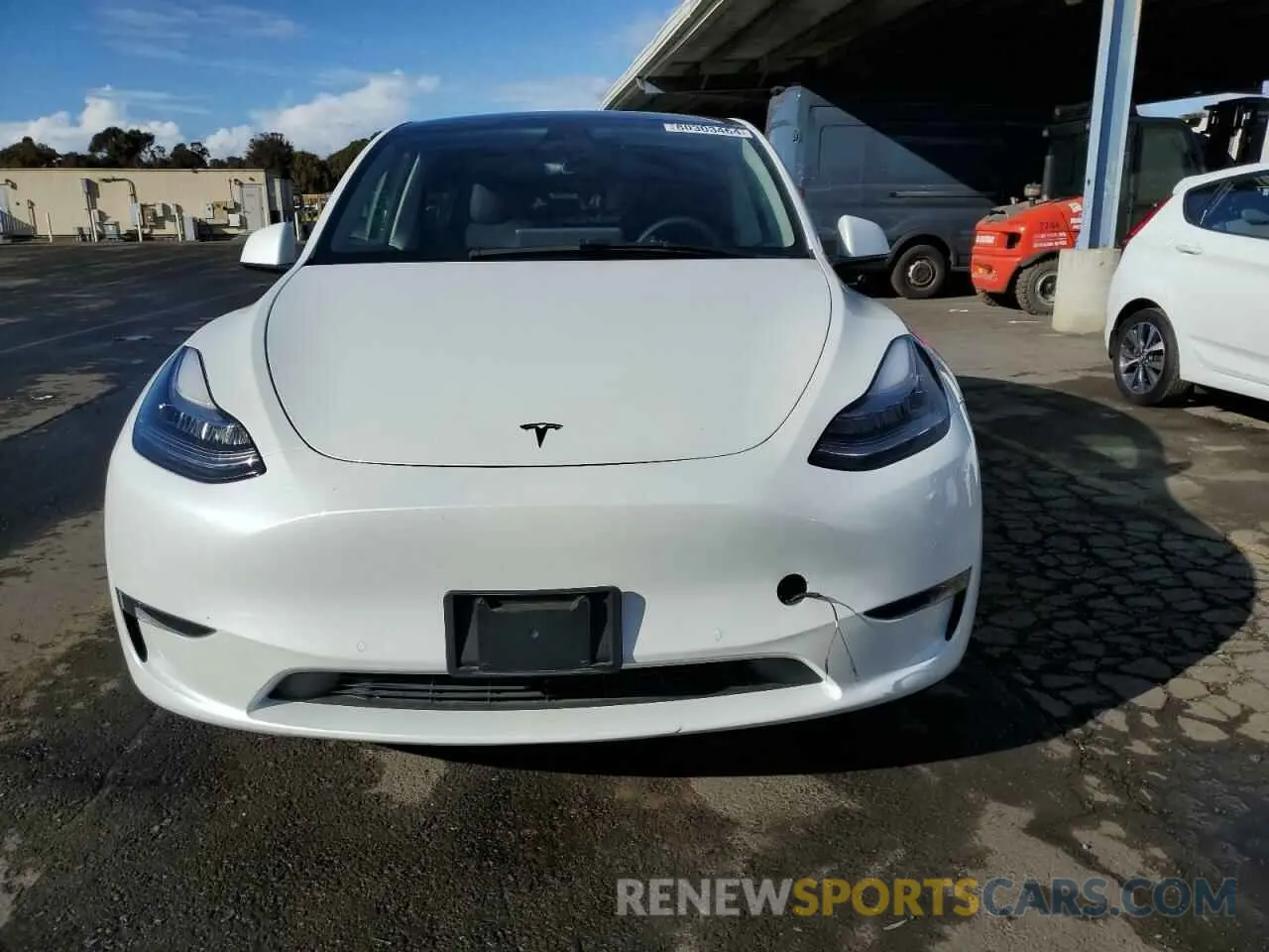 5 fotografías del automóvil dañado 7SAYGDEE6NF567500 TESLA MODEL Y 2022