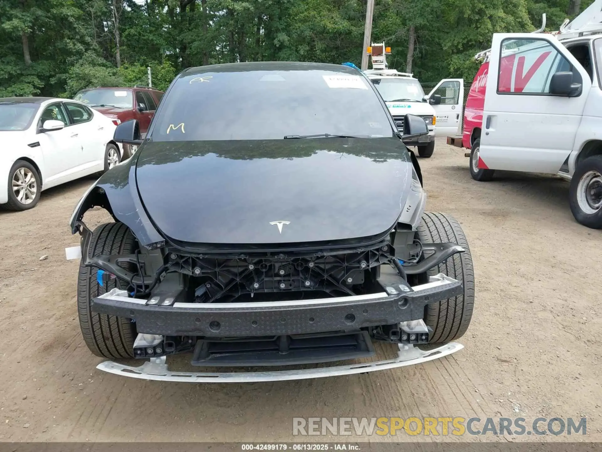 12 fotografías del automóvil dañado 7SAYGDEE7NA005151 TESLA MODEL Y 2022