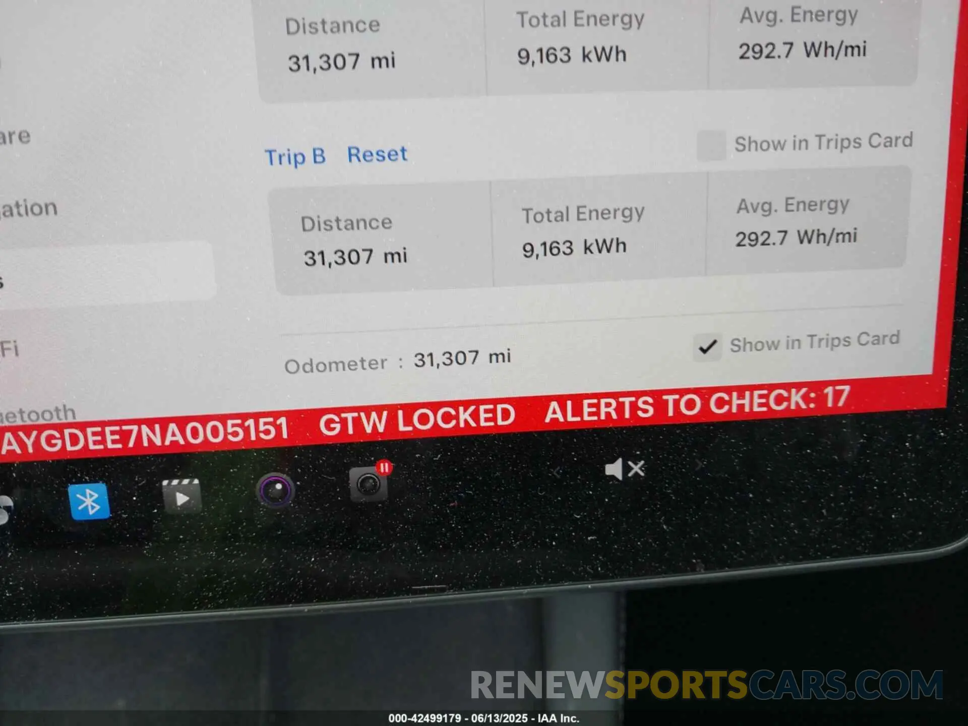 15 fotografías del automóvil dañado 7SAYGDEE7NA005151 TESLA MODEL Y 2022