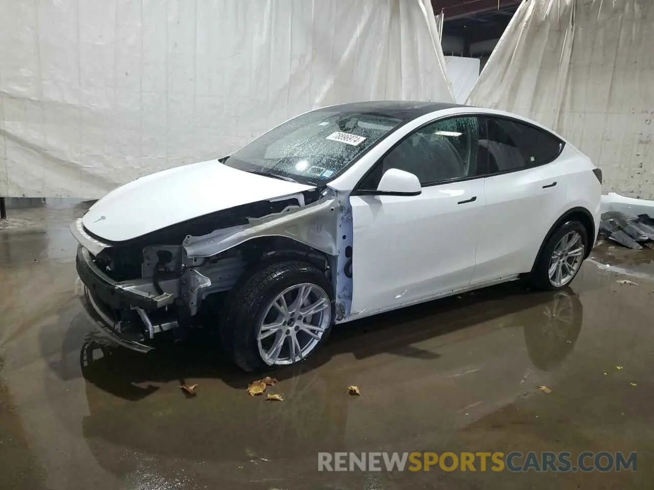 1 fotografías del automóvil dañado 7SAYGDEE7NA010026 TESLA MODEL Y 2022
