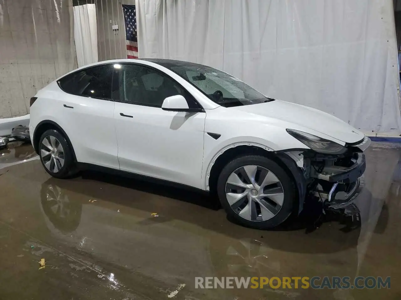 4 fotografías del automóvil dañado 7SAYGDEE7NA010026 TESLA MODEL Y 2022