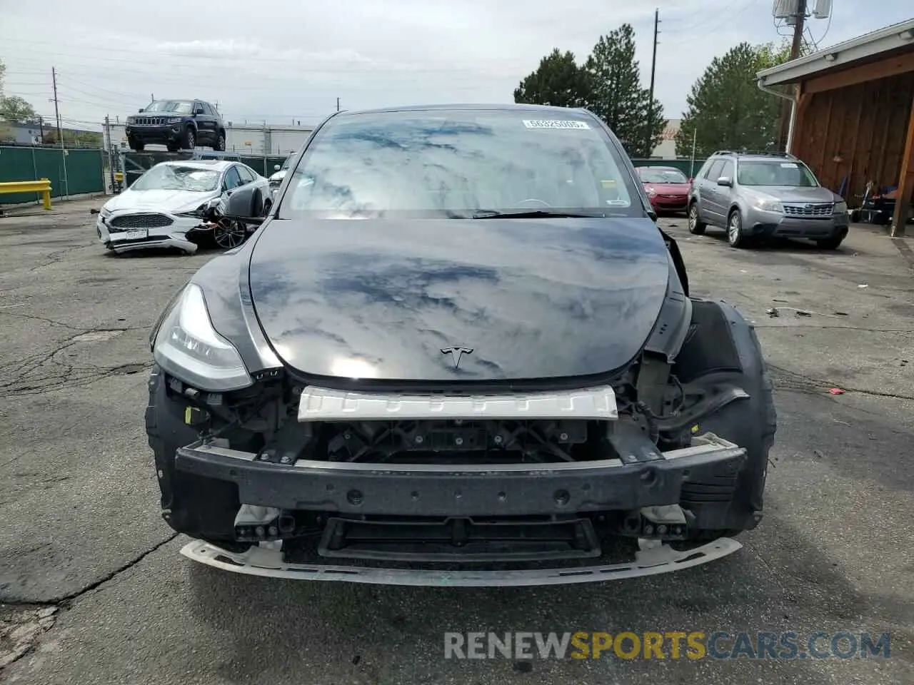 5 fotografías del automóvil dañado 7SAYGDEE7NA014402 TESLA MODEL Y 2022