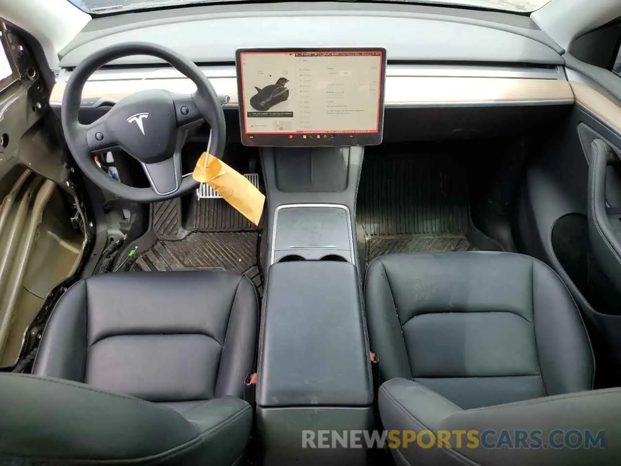 8 fotografías del automóvil dañado 7SAYGDEE7NA014402 TESLA MODEL Y 2022