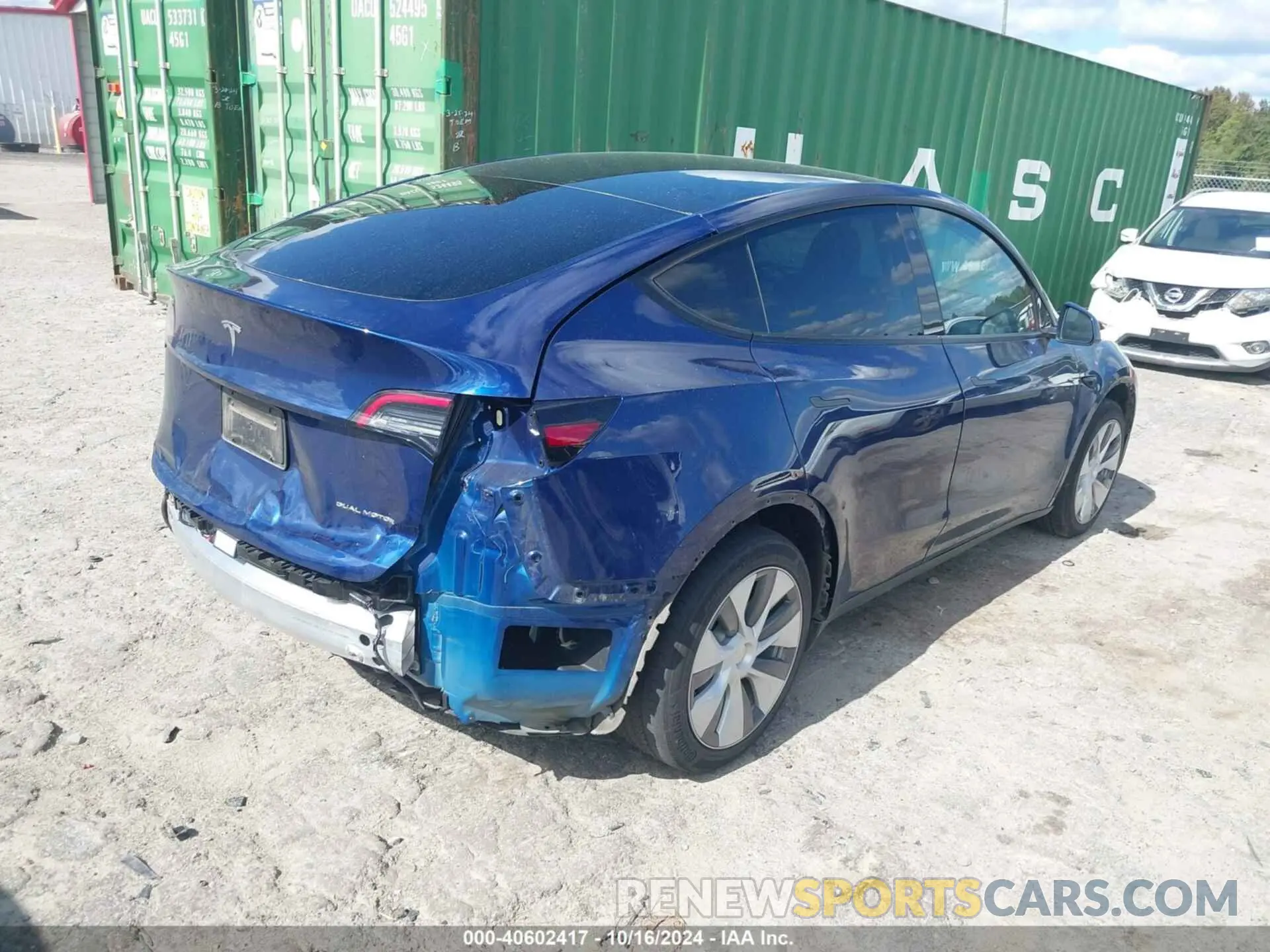 4 fotografías del automóvil dañado 7SAYGDEE7NA015162 TESLA MODEL Y 2022