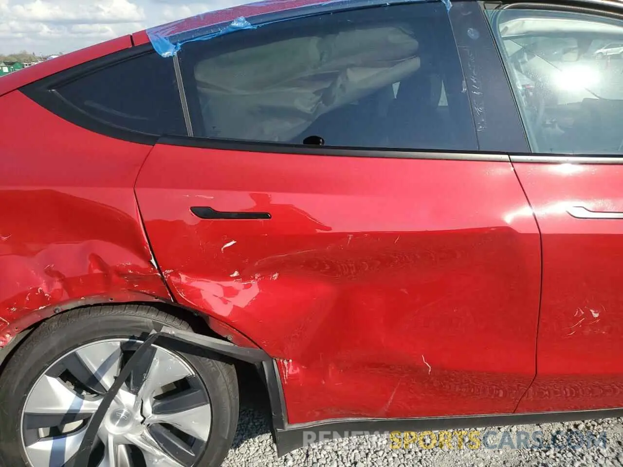 10 fotografías del automóvil dañado 7SAYGDEE7NA021334 TESLA MODEL Y 2022