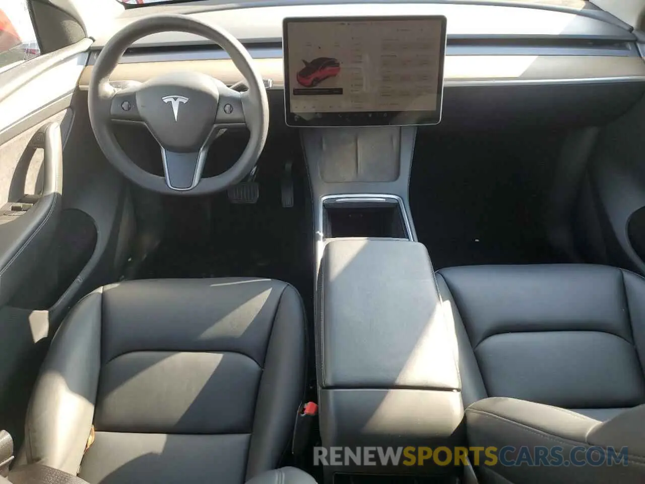 8 fotografías del automóvil dañado 7SAYGDEE7NA021334 TESLA MODEL Y 2022
