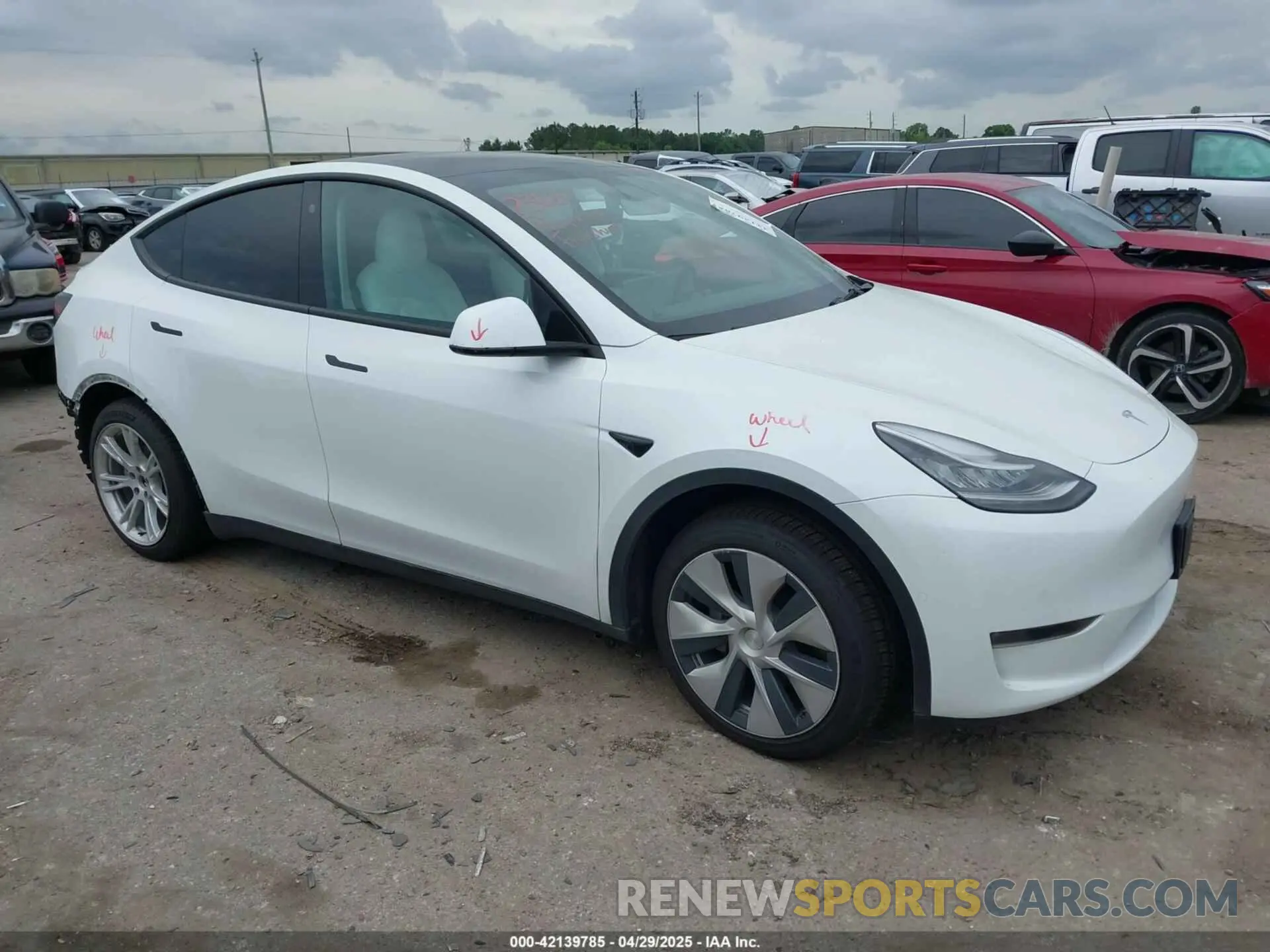 1 fotografías del automóvil dañado 7SAYGDEE7NF310555 TESLA MODEL Y 2022
