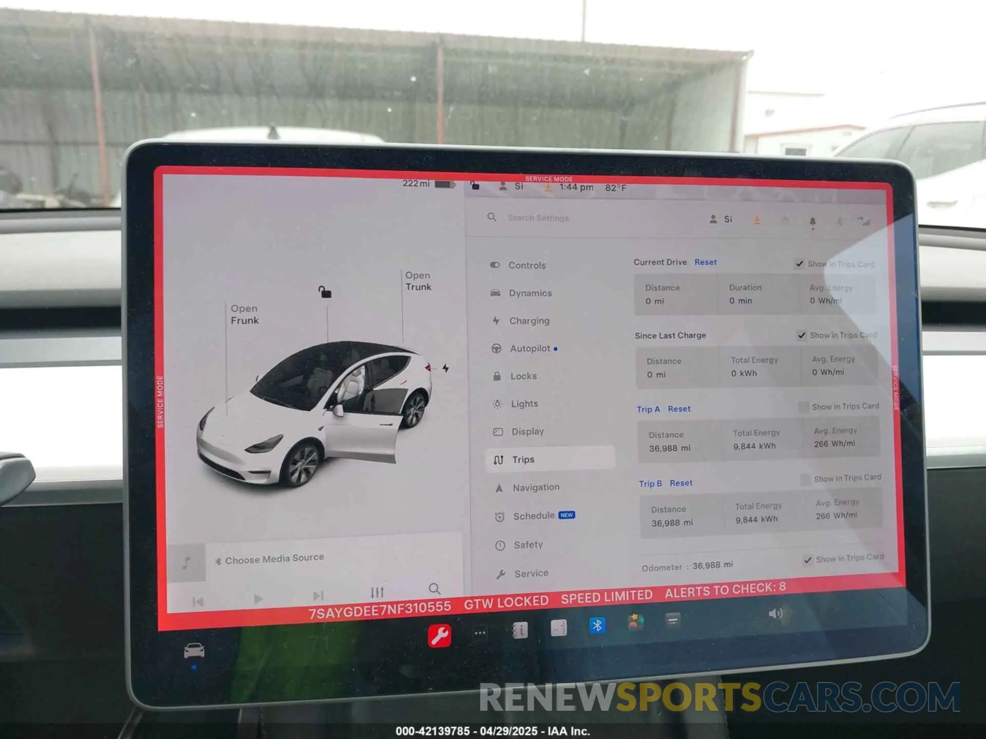 14 fotografías del automóvil dañado 7SAYGDEE7NF310555 TESLA MODEL Y 2022