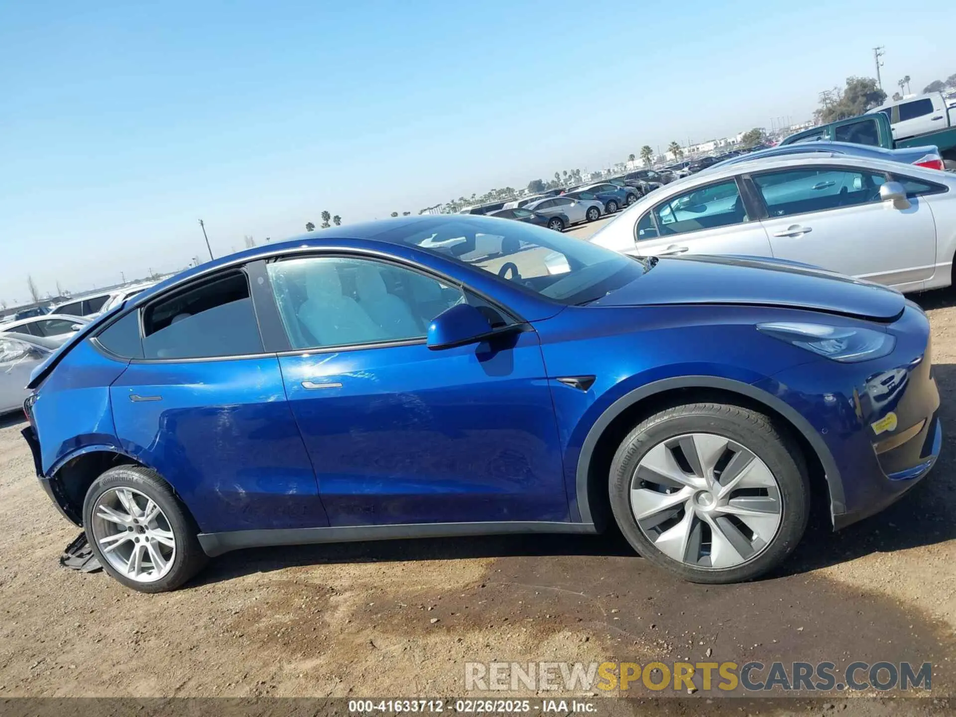 13 fotografías del automóvil dañado 7SAYGDEE7NF312239 TESLA MODEL Y 2022