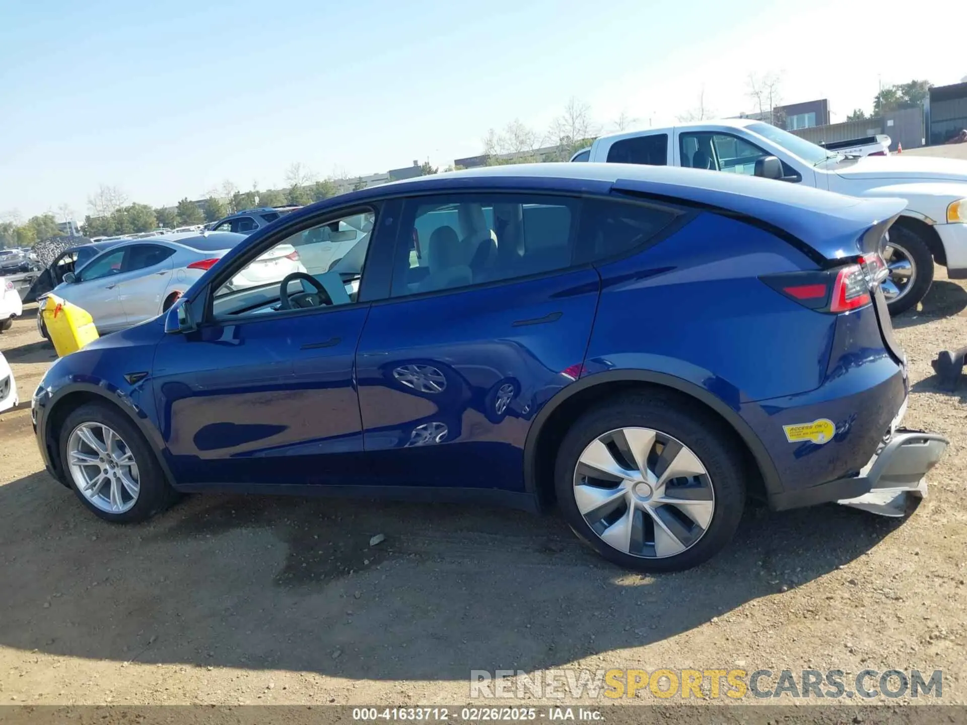 14 fotografías del automóvil dañado 7SAYGDEE7NF312239 TESLA MODEL Y 2022