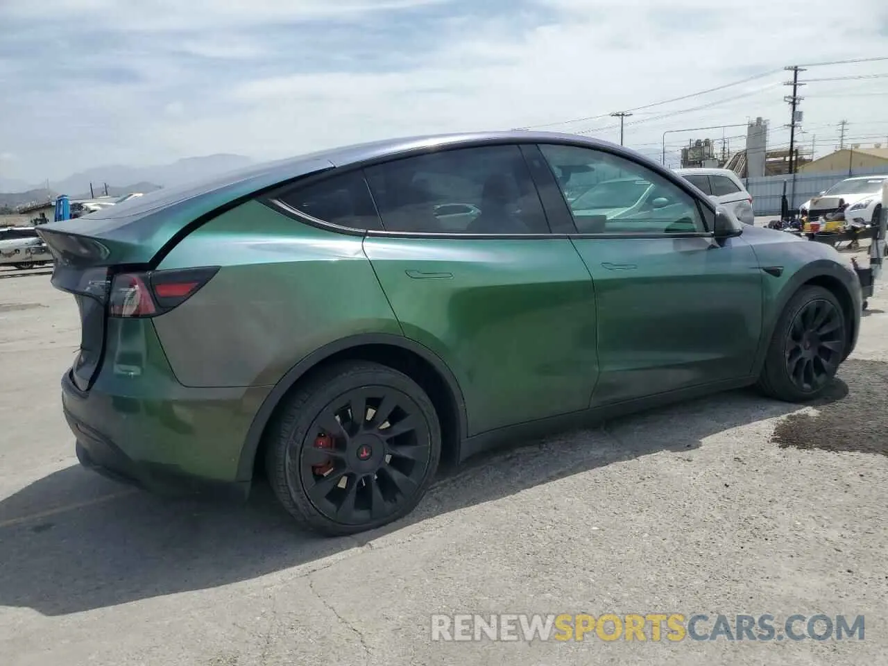 3 fotografías del automóvil dañado 7SAYGDEE7NF352000 TESLA MODEL Y 2022
