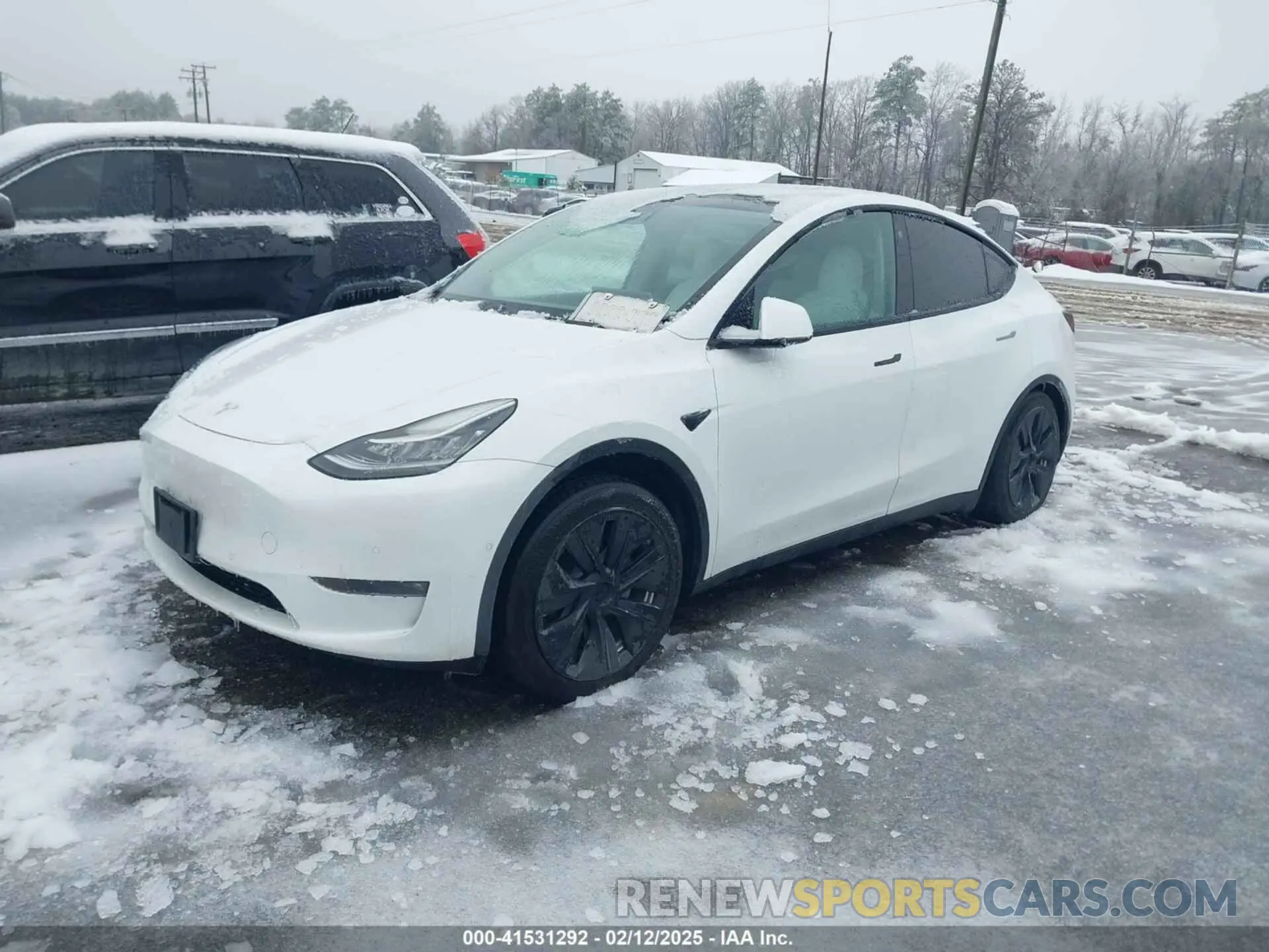 2 fotografías del automóvil dañado 7SAYGDEE7NF367810 TESLA MODEL Y 2022