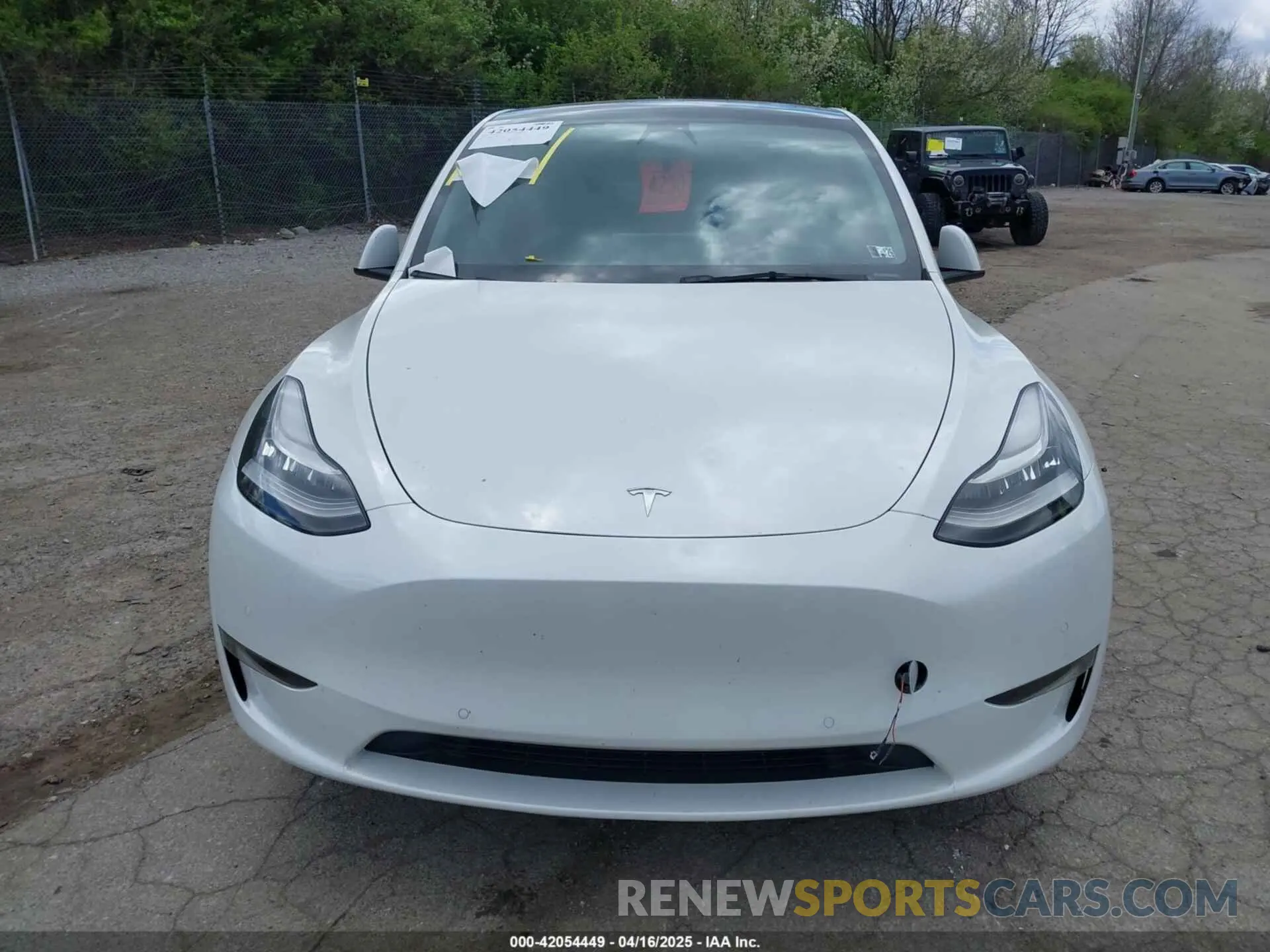 10 fotografías del automóvil dañado 7SAYGDEE7NF385207 TESLA MODEL Y 2022