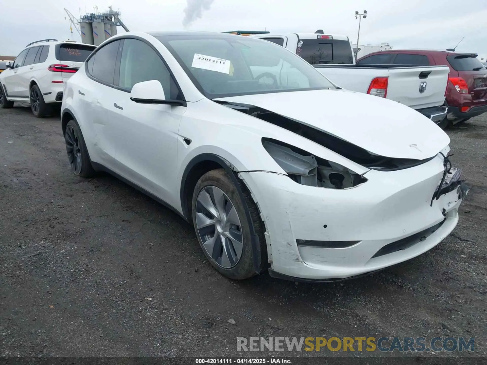 1 fotografías del automóvil dañado 7SAYGDEE7NF389788 TESLA MODEL Y 2022