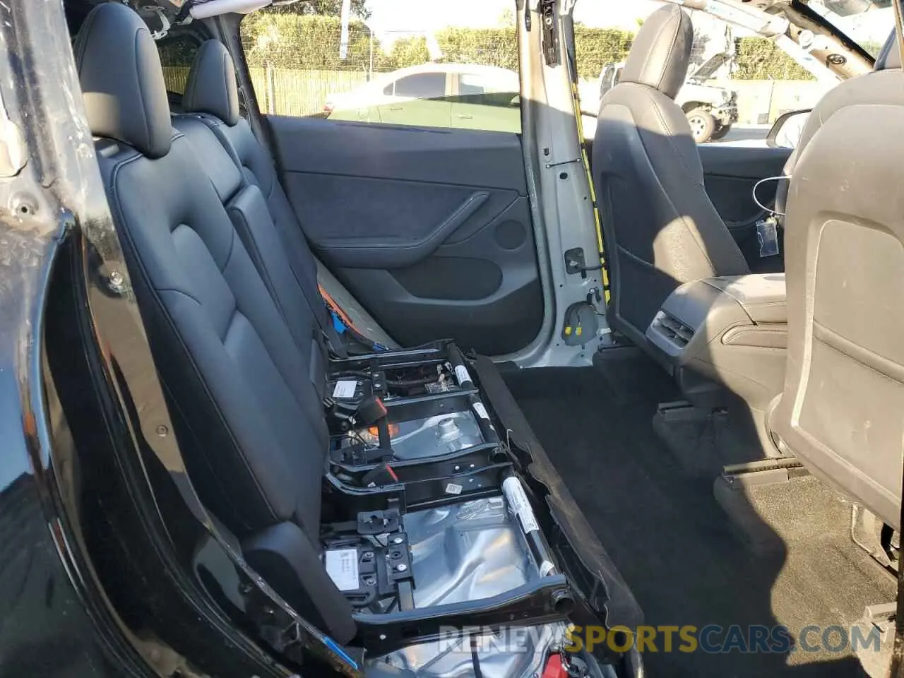 11 fotografías del automóvil dañado 7SAYGDEE7NF403897 TESLA MODEL Y 2022