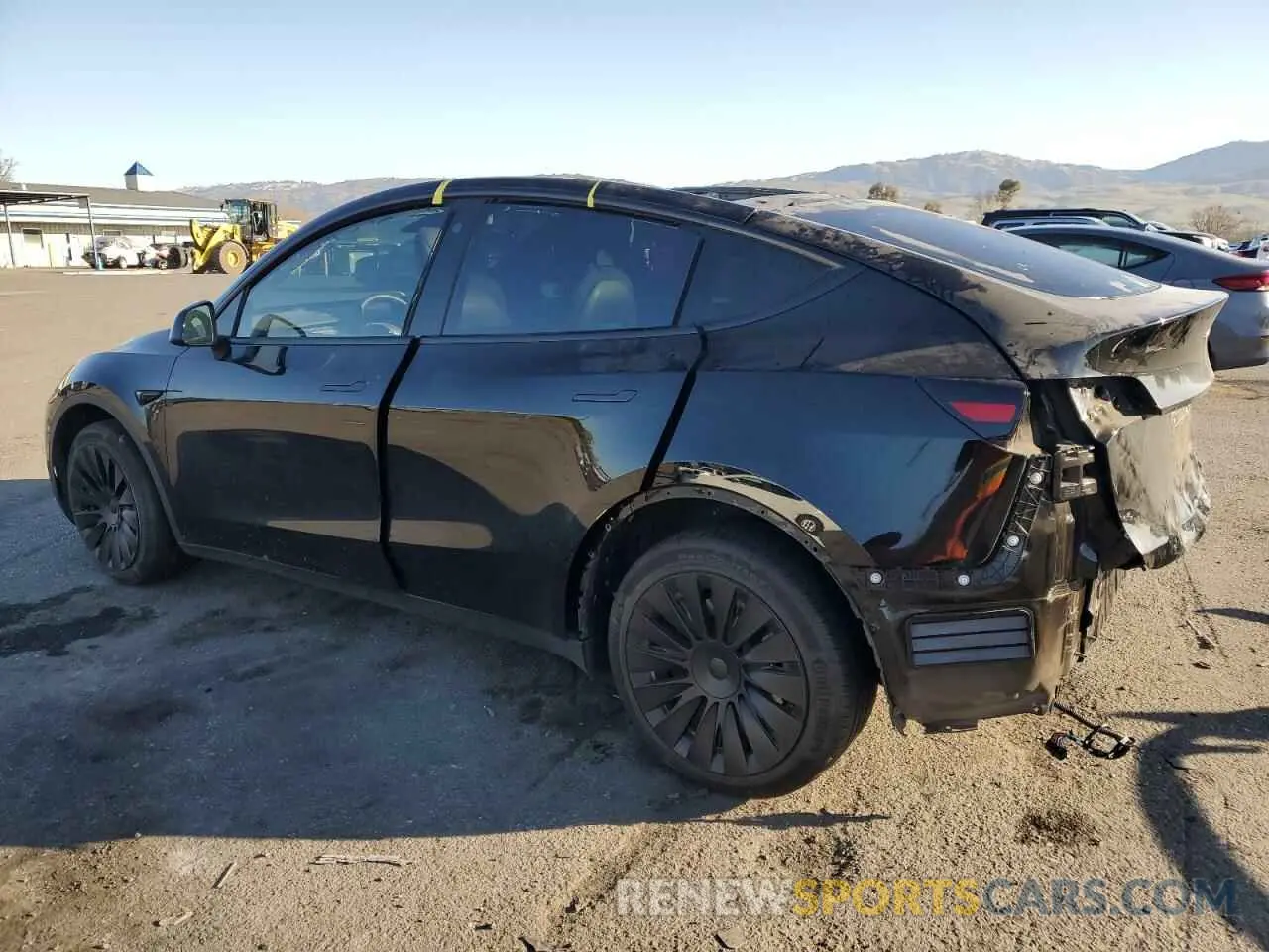 2 fotografías del automóvil dañado 7SAYGDEE7NF403897 TESLA MODEL Y 2022