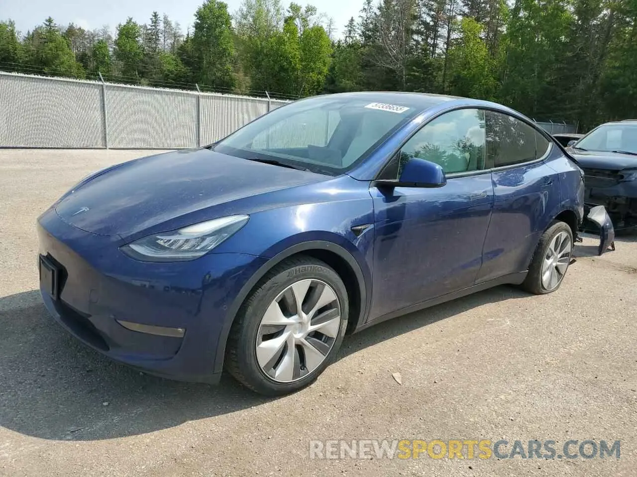 1 fotografías del automóvil dañado 7SAYGDEE7NF436897 TESLA MODEL Y 2022
