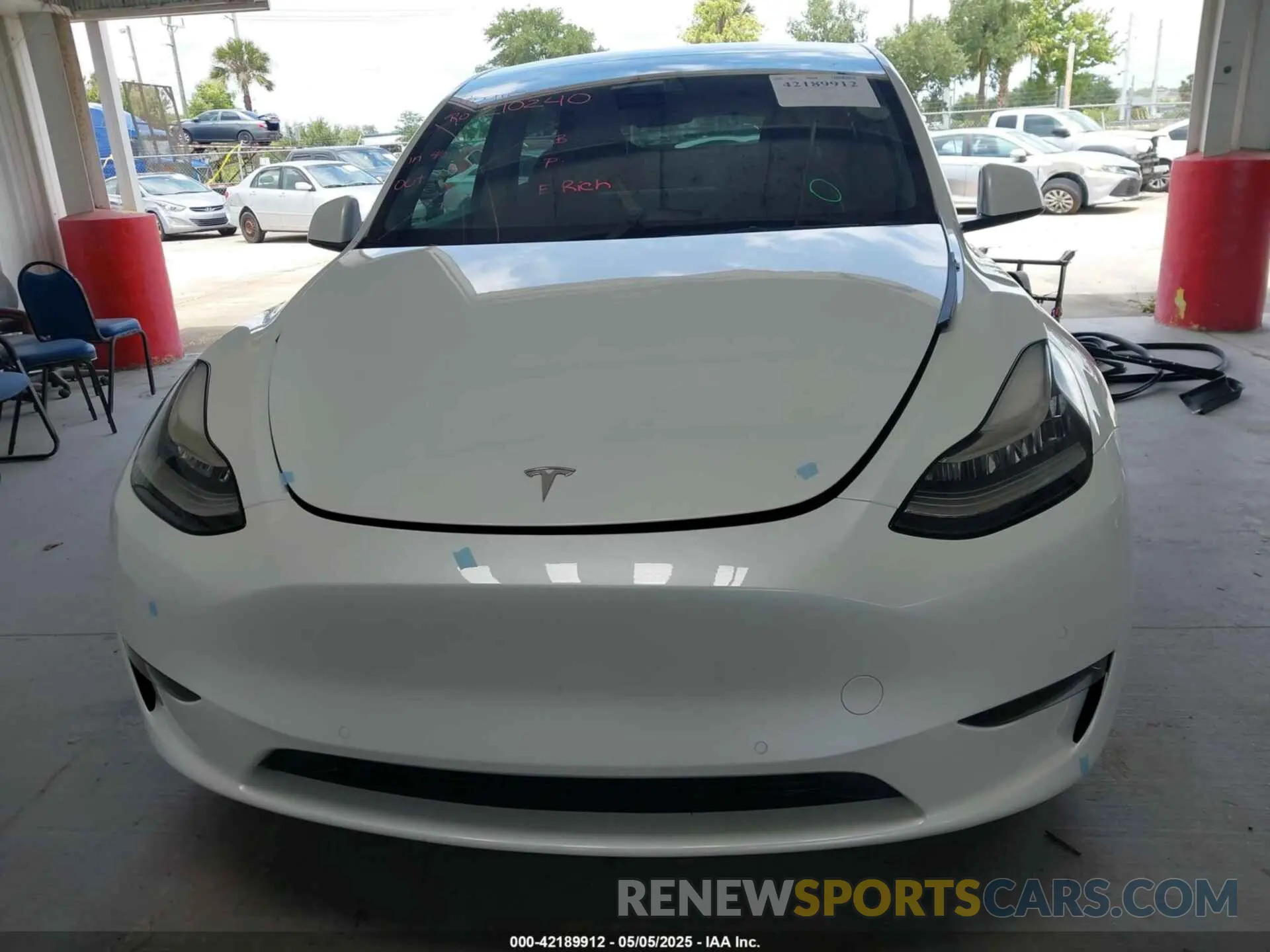 13 fotografías del automóvil dañado 7SAYGDEE7NF460942 TESLA MODEL Y 2022