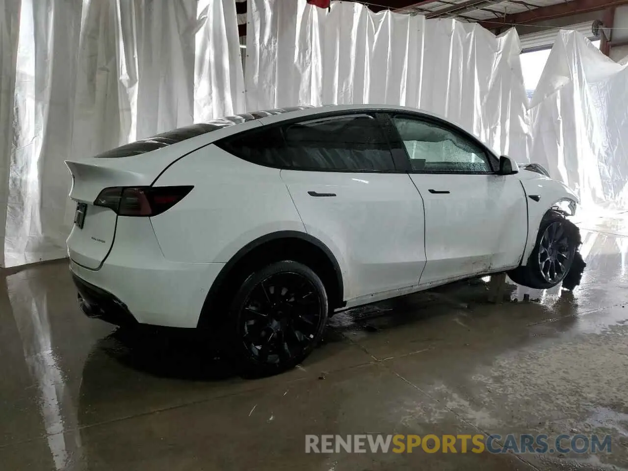 3 fotografías del automóvil dañado 7SAYGDEE7NF481869 TESLA MODEL Y 2022