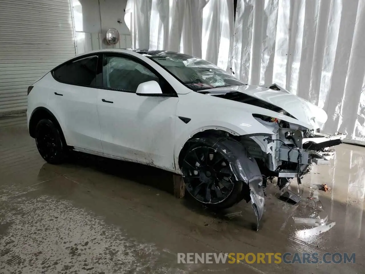 4 fotografías del automóvil dañado 7SAYGDEE7NF481869 TESLA MODEL Y 2022