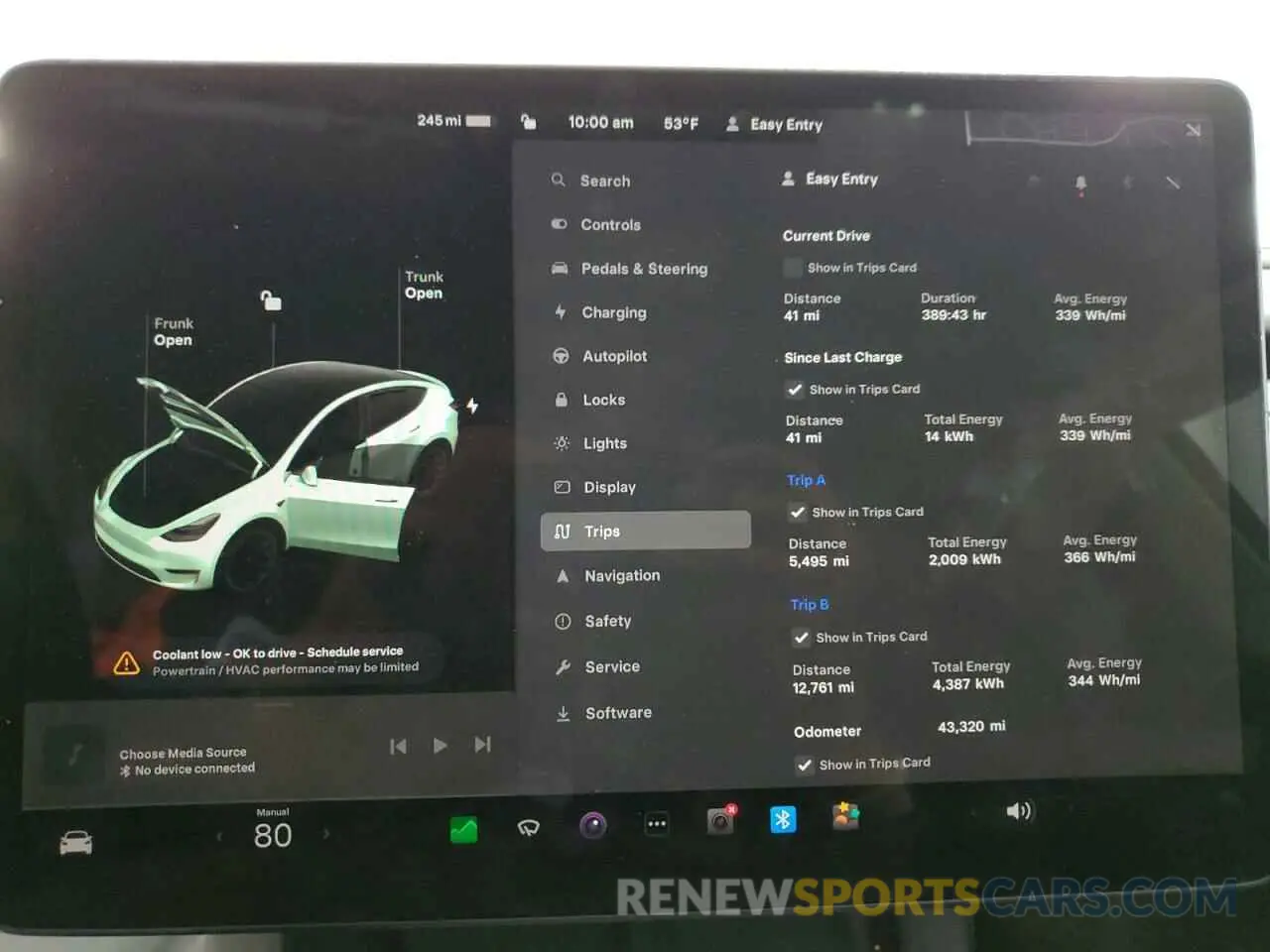9 fotografías del automóvil dañado 7SAYGDEE7NF481869 TESLA MODEL Y 2022