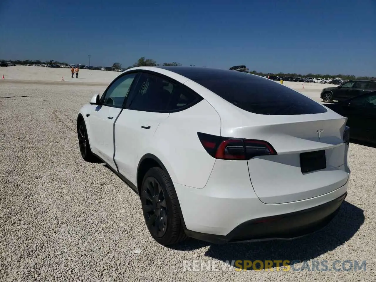 3 fotografías del automóvil dañado 7SAYGDEE7NF515776 TESLA MODEL Y 2022