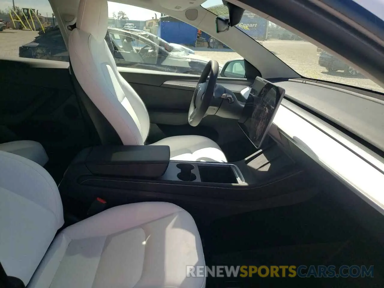5 fotografías del automóvil dañado 7SAYGDEE7NF515776 TESLA MODEL Y 2022