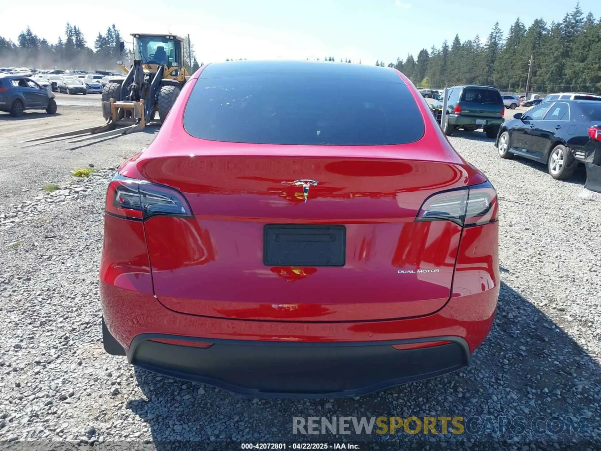 17 fotografías del automóvil dañado 7SAYGDEE7NF549278 TESLA MODEL Y 2022
