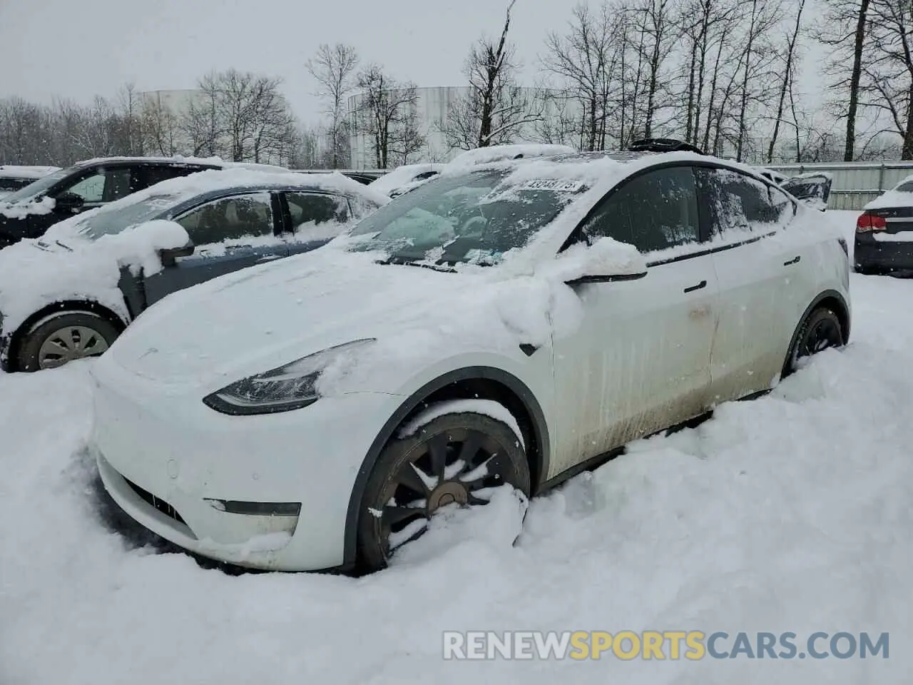 1 fotografías del automóvil dañado 7SAYGDEE8NA010567 TESLA MODEL Y 2022