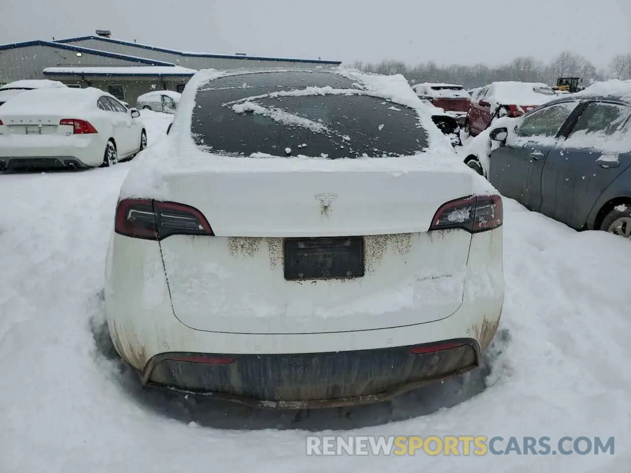 6 fotografías del automóvil dañado 7SAYGDEE8NA010567 TESLA MODEL Y 2022