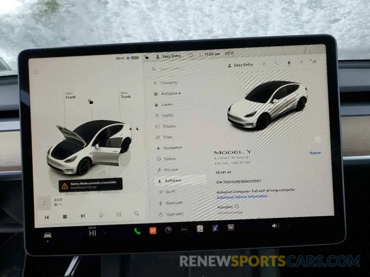 9 fotografías del automóvil dañado 7SAYGDEE8NA010567 TESLA MODEL Y 2022