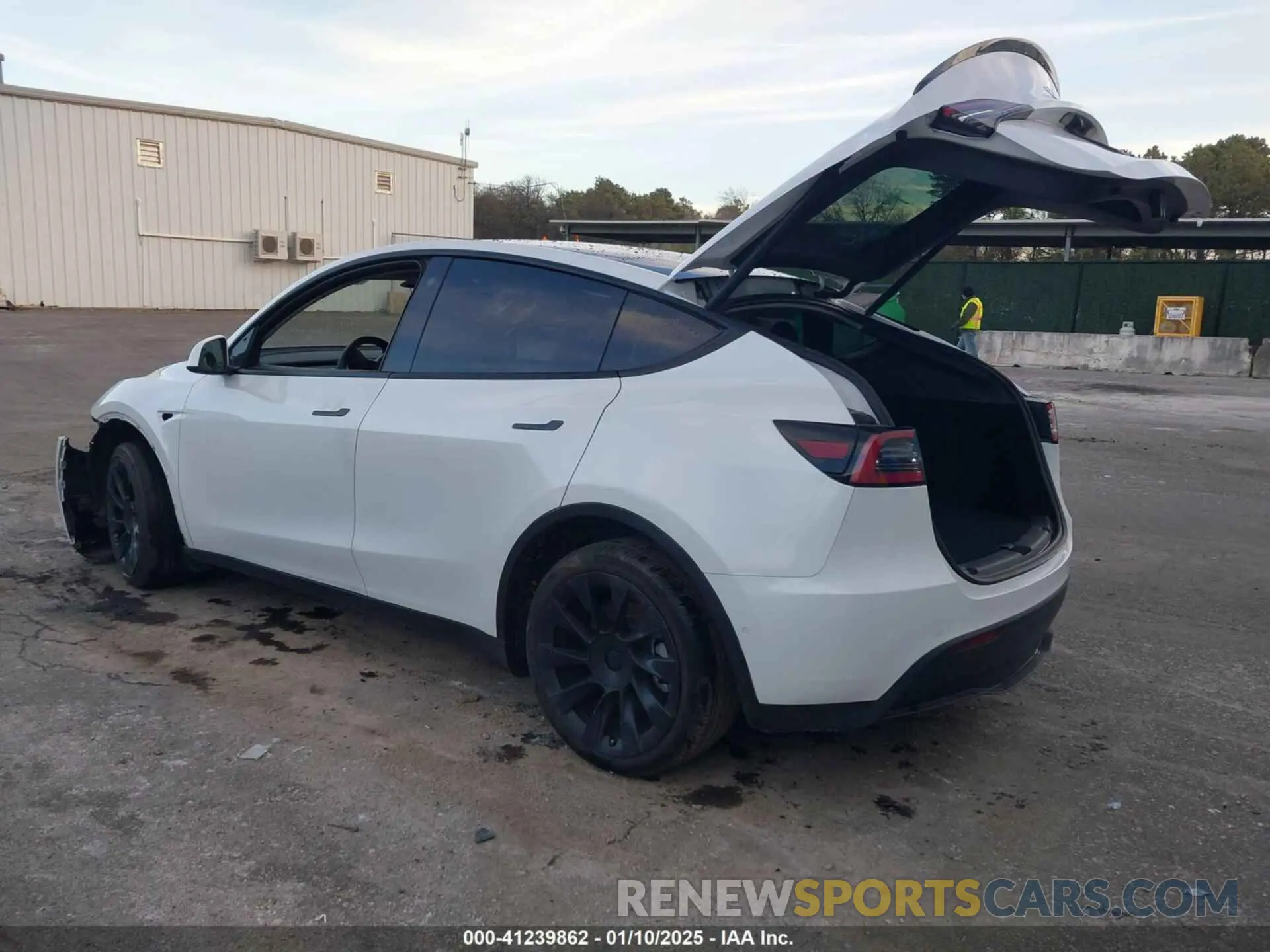 3 fotografías del automóvil dañado 7SAYGDEE8NA016367 TESLA MODEL Y 2022
