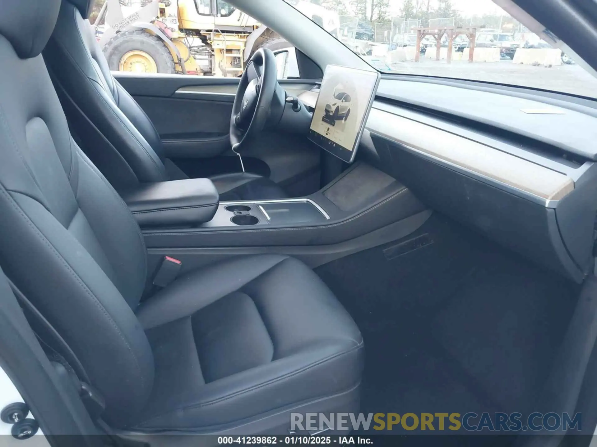 5 fotografías del automóvil dañado 7SAYGDEE8NA016367 TESLA MODEL Y 2022