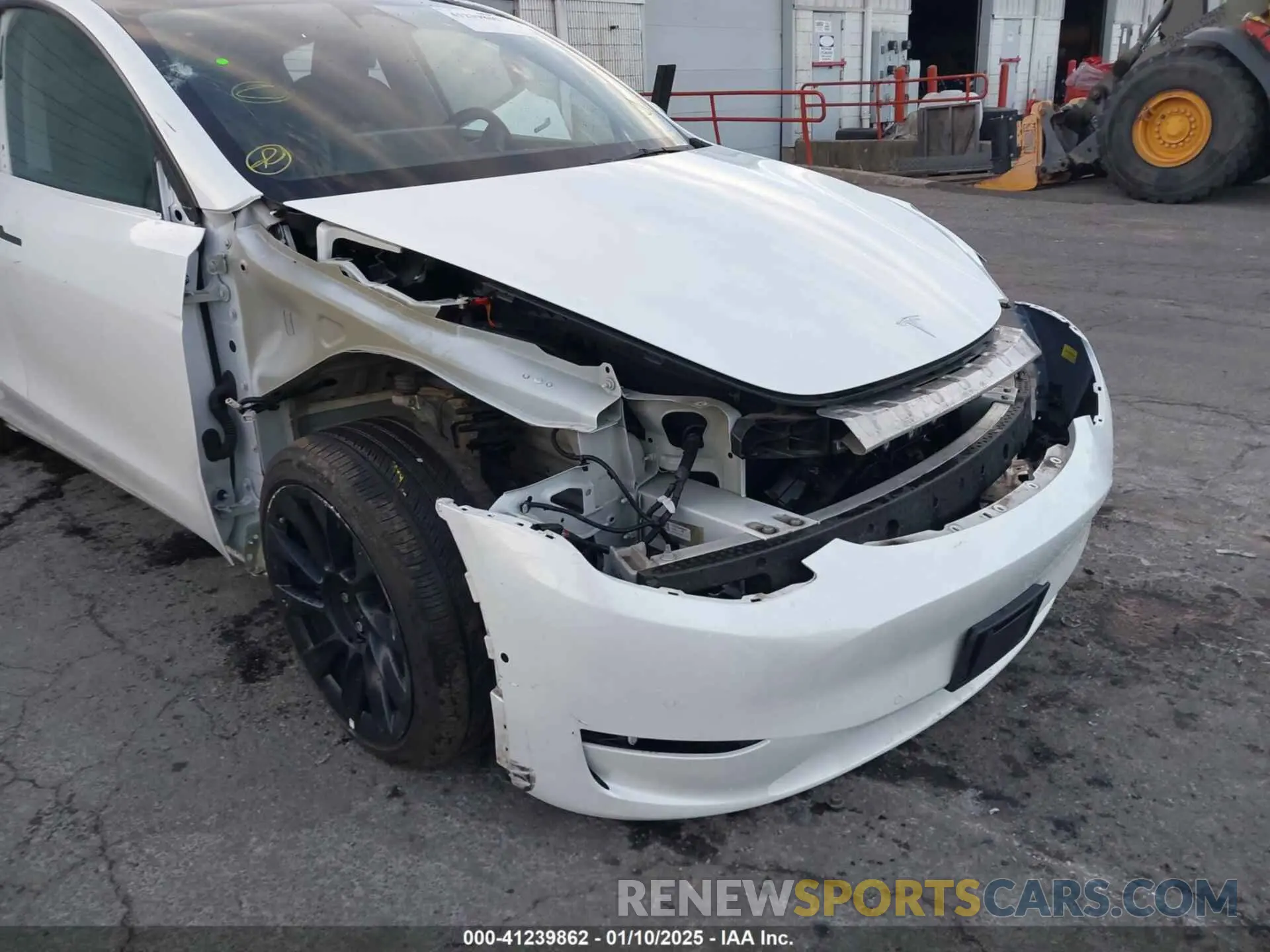 6 fotografías del automóvil dañado 7SAYGDEE8NA016367 TESLA MODEL Y 2022