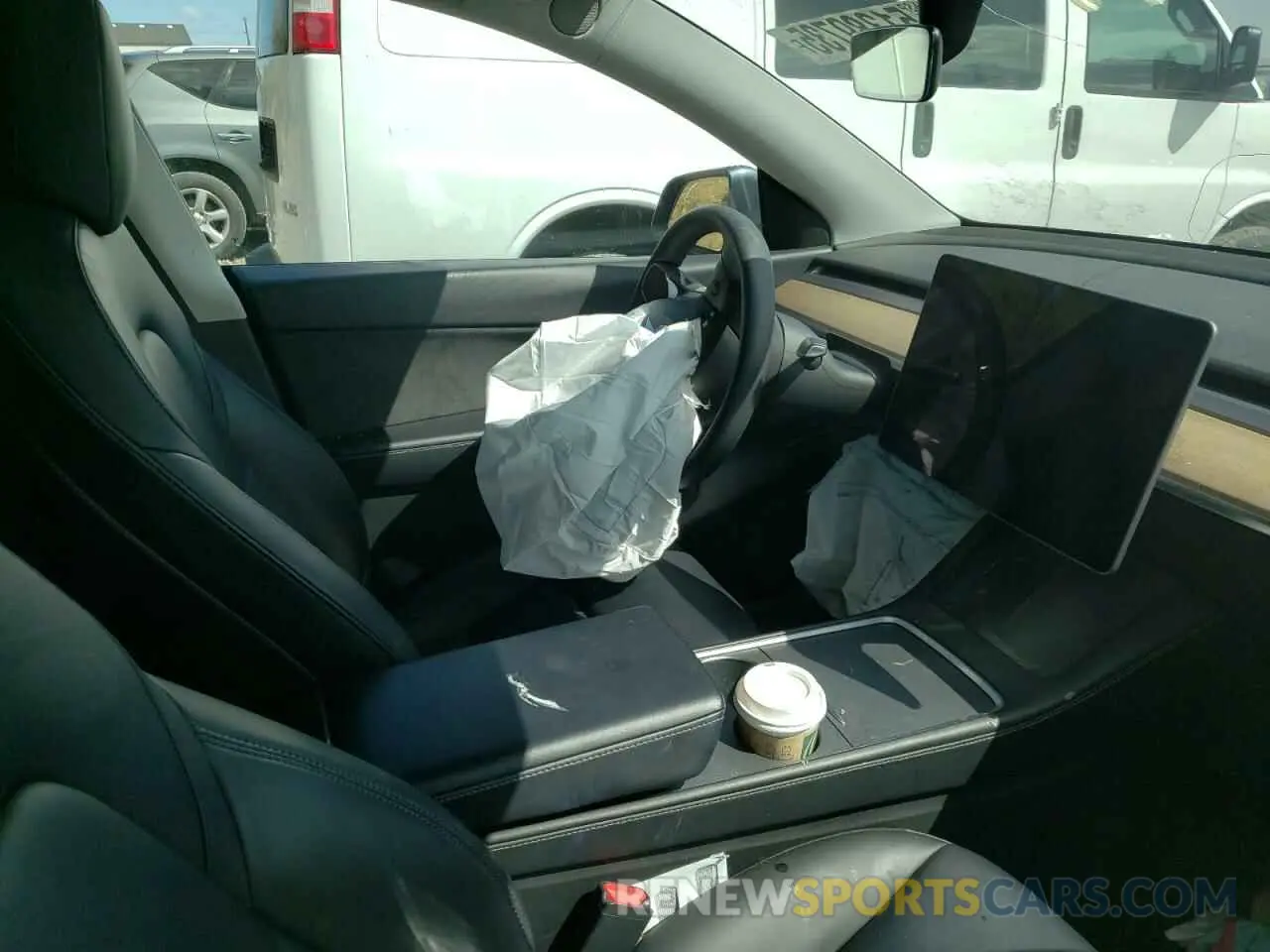8 fotografías del automóvil dañado 7SAYGDEE8NF323945 TESLA MODEL Y 2022