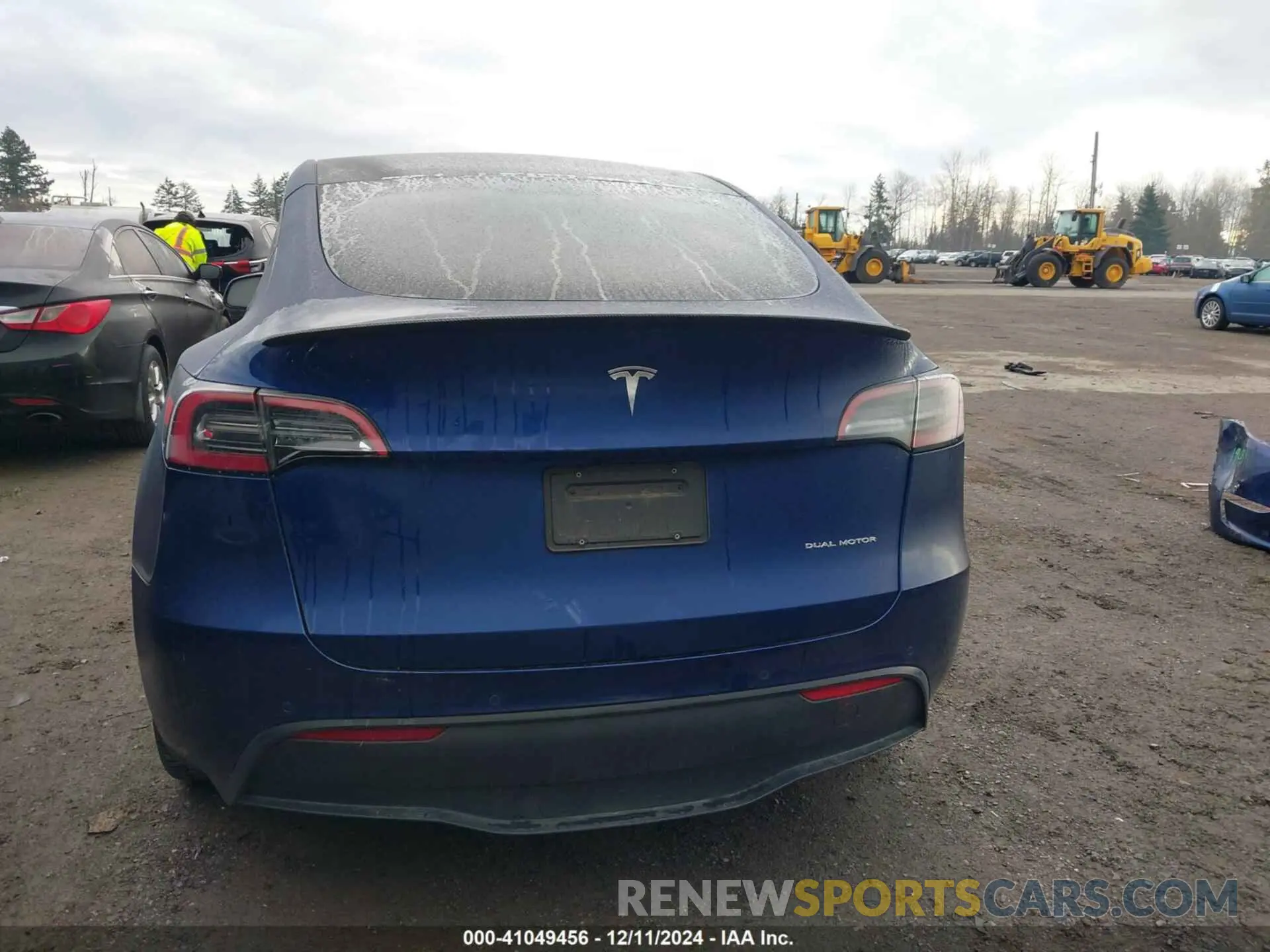 17 fotografías del automóvil dañado 7SAYGDEE8NF376077 TESLA MODEL Y 2022
