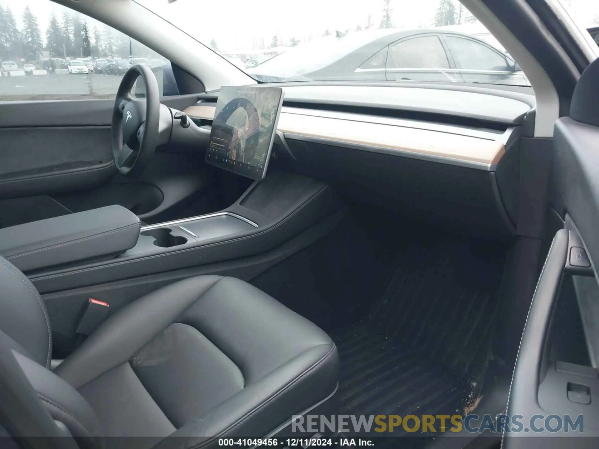 5 fotografías del automóvil dañado 7SAYGDEE8NF376077 TESLA MODEL Y 2022