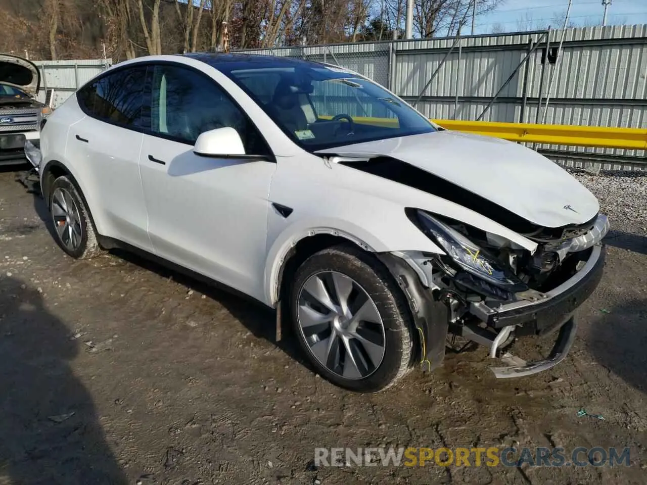 4 fotografías del automóvil dañado 7SAYGDEE8NF435001 TESLA MODEL Y 2022